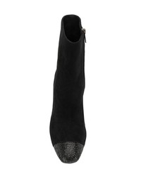 Bottines en daim noires Rene Caovilla