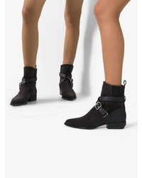 Bottines en daim noires Chloé