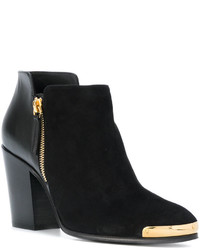 Bottines en daim noires Giuseppe Zanotti Design