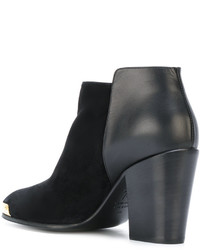 Bottines en daim noires Giuseppe Zanotti Design