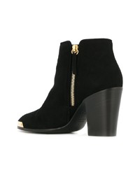 Bottines en daim noires Giuseppe Zanotti Design