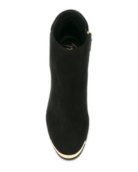 Bottines en daim noires Giuseppe Zanotti Design