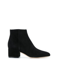 Bottines en daim noires Sergio Rossi