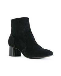 Bottines en daim noires Silvano Sassetti