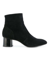 Bottines en daim noires Silvano Sassetti