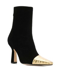 Bottines en daim noires Paris Texas