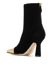 Bottines en daim noires Paris Texas