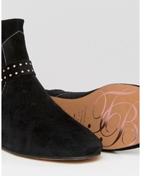 Bottines en daim noires Ted Baker