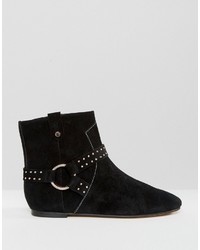 Bottines en daim noires Ted Baker