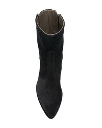 Bottines en daim noires Rocco P.