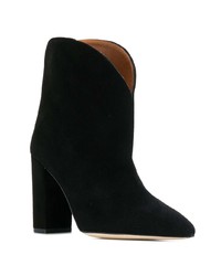 Bottines en daim noires Paris Texas