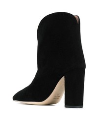 Bottines en daim noires Paris Texas