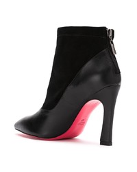 Bottines en daim noires Zeferino