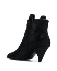 Bottines en daim noires Laurence Dacade