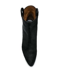 Bottines en daim noires Laurence Dacade