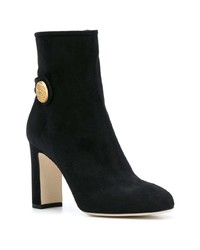 Bottines en daim noires Dolce & Gabbana