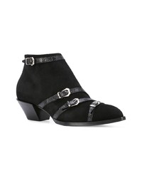 Bottines en daim noires Alexa Wagner