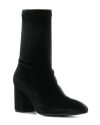 Bottines en daim noires Sonia Rykiel