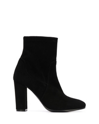 Bottines en daim noires Via Roma 15