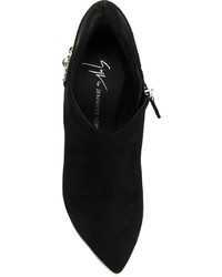 Bottines en daim noires Giuseppe Zanotti Design