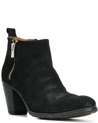 Bottines en daim noires Officine Creative