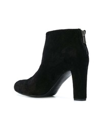 Bottines en daim noires Del Carlo