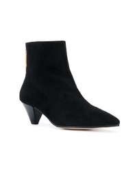 Bottines en daim noires Stuart Weitzman