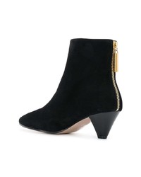 Bottines en daim noires Stuart Weitzman