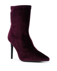 Bottines en daim pourpre foncé Kendall & Kylie