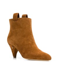 Bottines en daim tabac Laurence Dacade