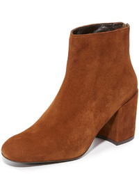 Bottines en daim tabac Stuart Weitzman