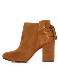 Bottines en daim tabac Rachel Zoe