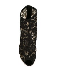 Bottines en dentelle noires Dolce & Gabbana