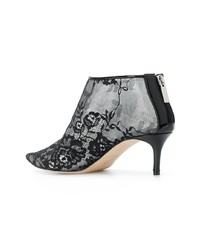 Bottines en dentelle noires Christopher Kane