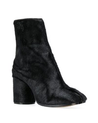 Bottines en poils de veau noires Maison Margiela