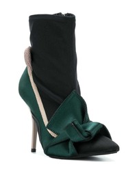 Bottines en satin noires N°21