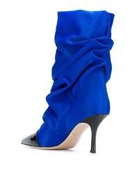 Bottines en toile bleues Marc Ellis