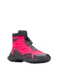 Bottines en toile fuchsia Camper Lab