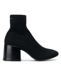 Bottines en toile noires MM6 MAISON MARGIELA