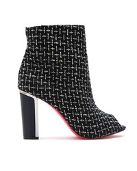 Bottines en toile noires Zeferino