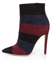 Bottines en velours bleu marine Rachel Zoe