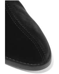 Bottines en velours noires Chloé