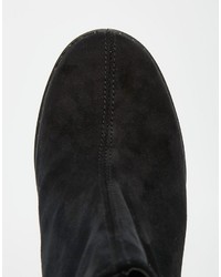 Bottines épaisses noires Asos