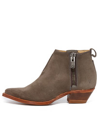 Bottines gris foncé Frye