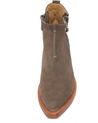 Bottines gris foncé Frye