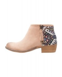 Bottines imprimées marron clair Roxy