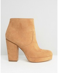 Bottines marron clair Asos