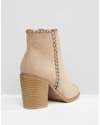 Bottines marron clair London Rebel