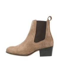 Bottines marron clair Selected Femme