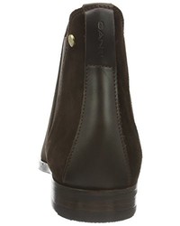 Bottines marron foncé GANT